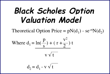 black scholes real option valuation
